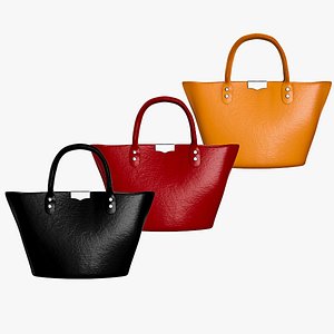 3D tote bag 01 model