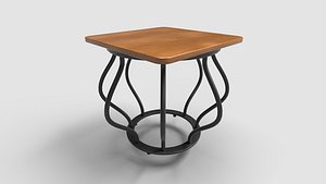 3D Square Table N104 model