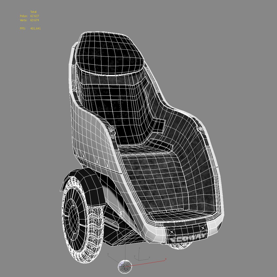 3D segway s-pod pod model - TurboSquid 1564838
