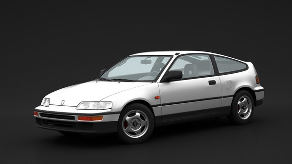 Honda crx 1990 3D model - TurboSquid