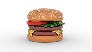 3D model Burger
