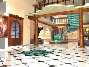 free interior 3d model