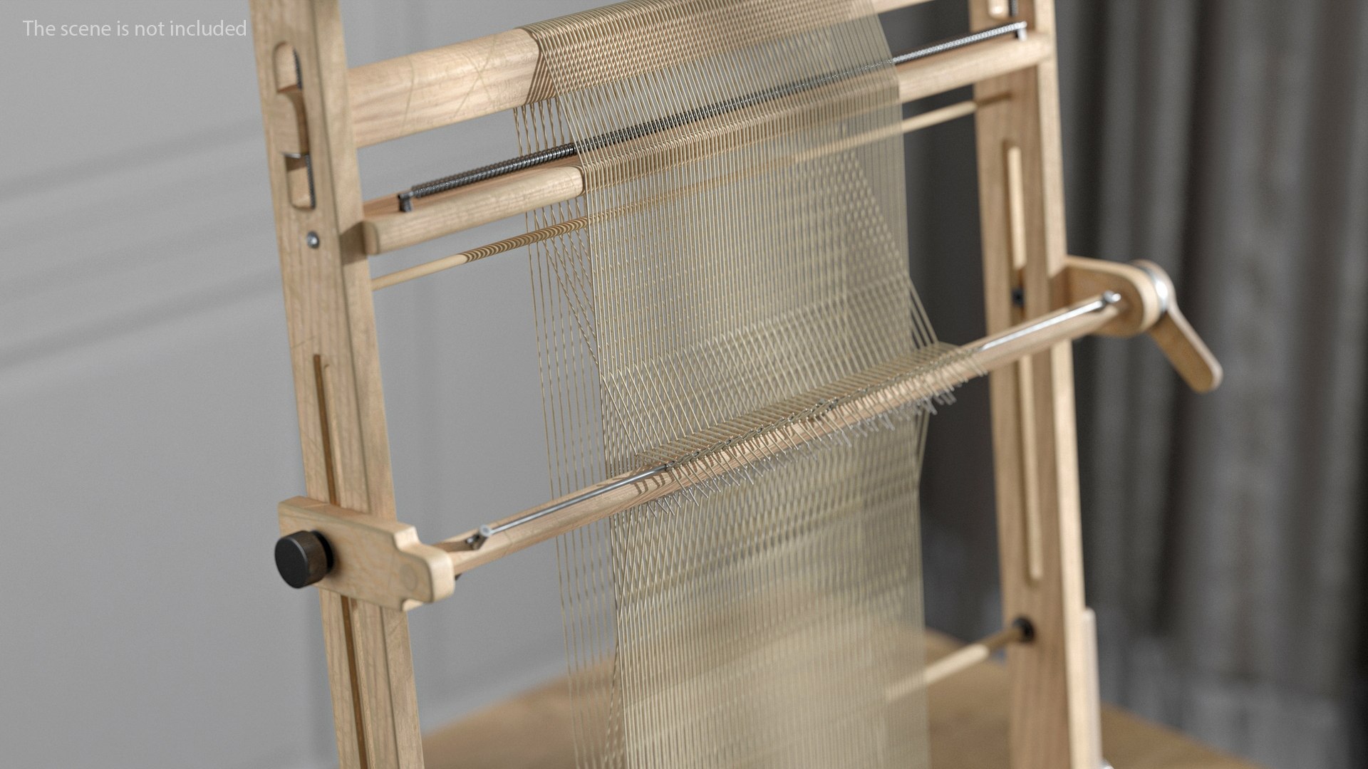 Vintage Wooden Looms Collection 3D Model - TurboSquid 2162435