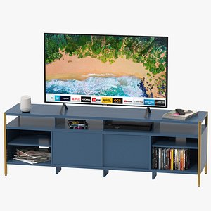 zane media console 3D