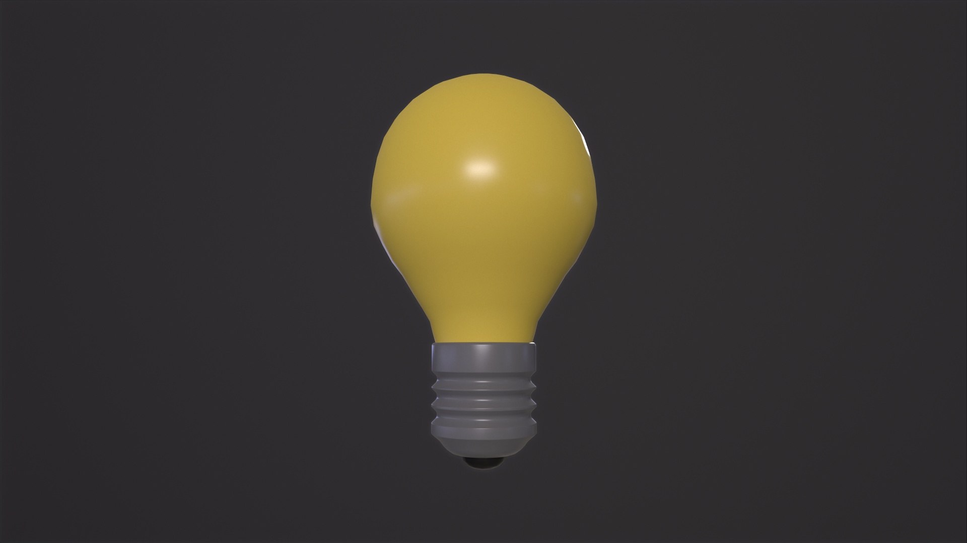 3D LIGHTBULB icon emoji - TurboSquid 2133207
