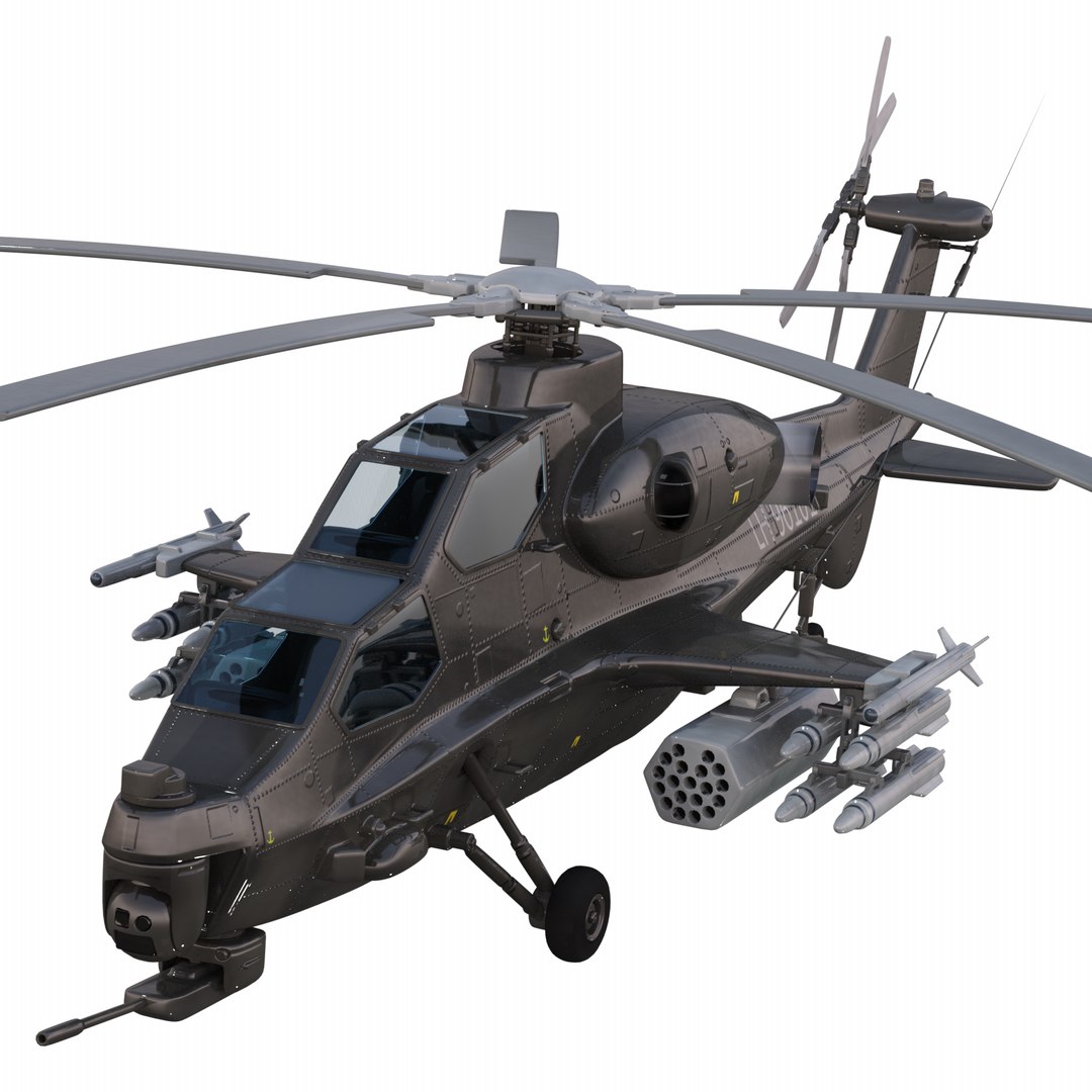 Max Wz-10 Armed Helicopter China