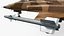 Sand Camo Jet Fighter with Wing Missiles Simplified 3D model
