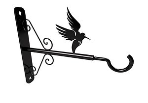 Plant hanger bracket bird 3D model