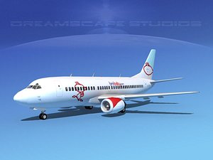 boeing 737 737-300 3d max