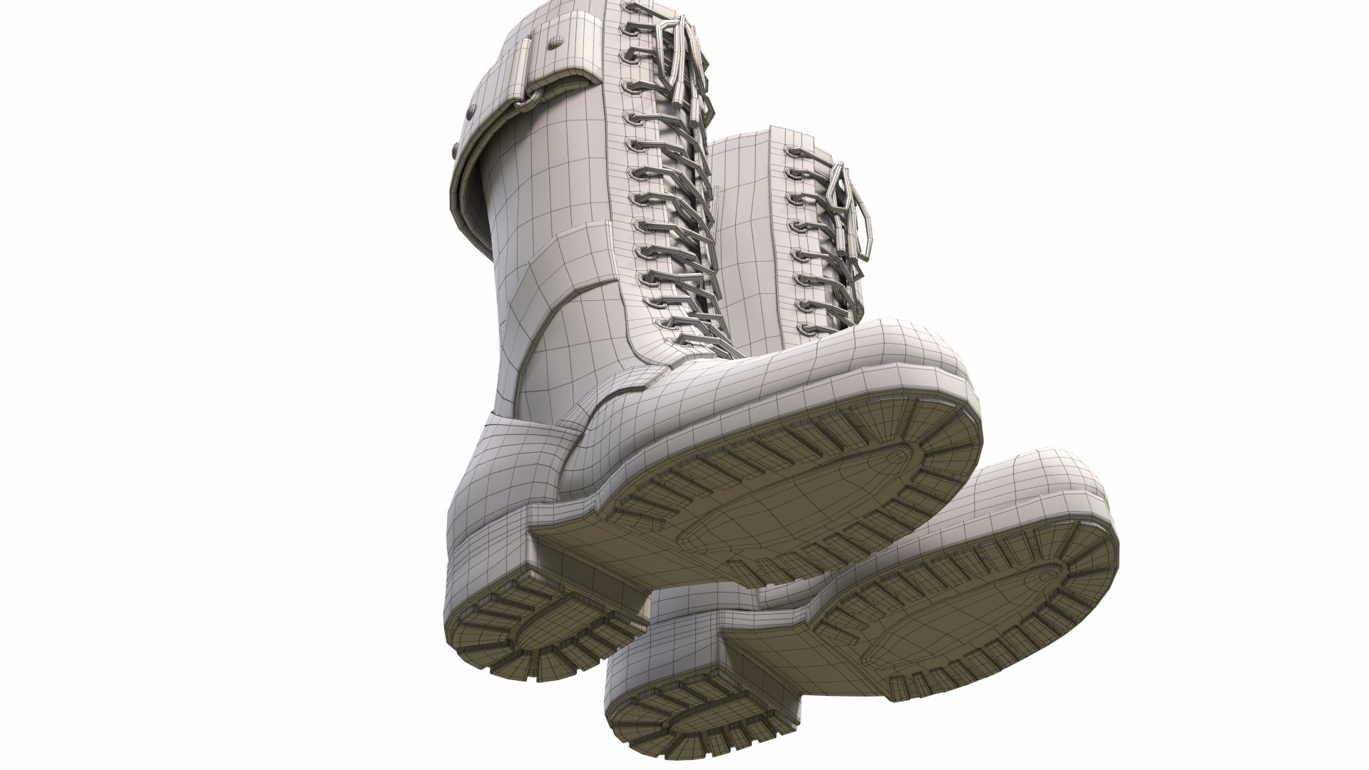 3D military boots model https://p.turbosquid.com/ts-thumb/jX/nM5oUB/zXJyAQjw/wireframe_1/jpg/1572991137/1920x1080/fit_q87/5e04db861671d6da9b56f57ca07fe00b546f5c66/wireframe_1.jpg