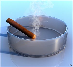 Cigar and Ashtray