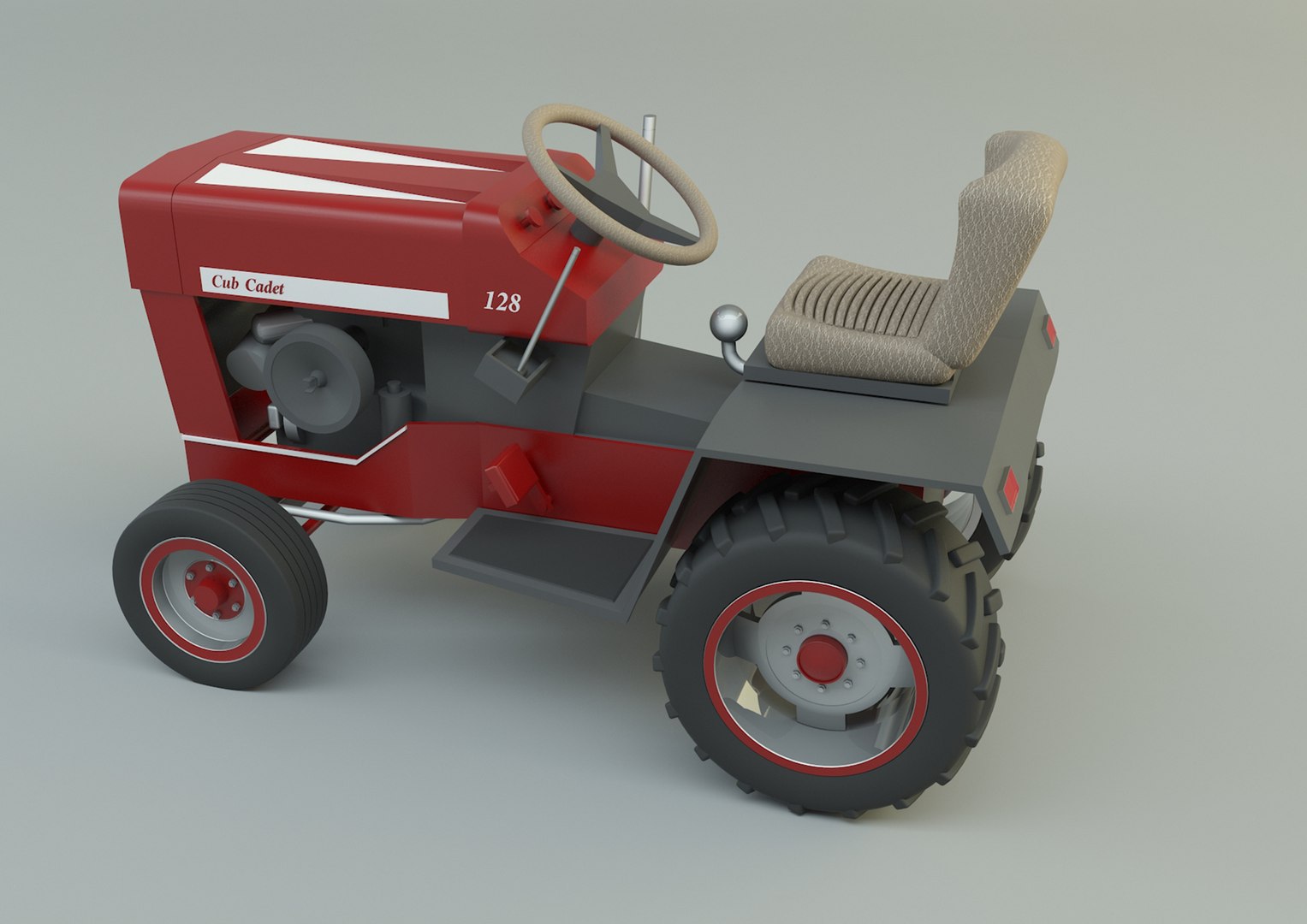 3D Cub Cadet 128 Tractor 3D Model - TurboSquid 2059414