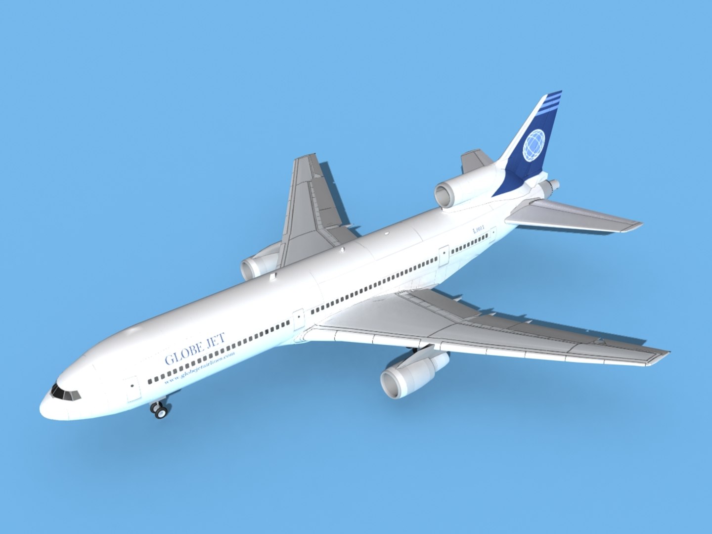 3D Lockheed L-1011-10 Jet - TurboSquid 1488906