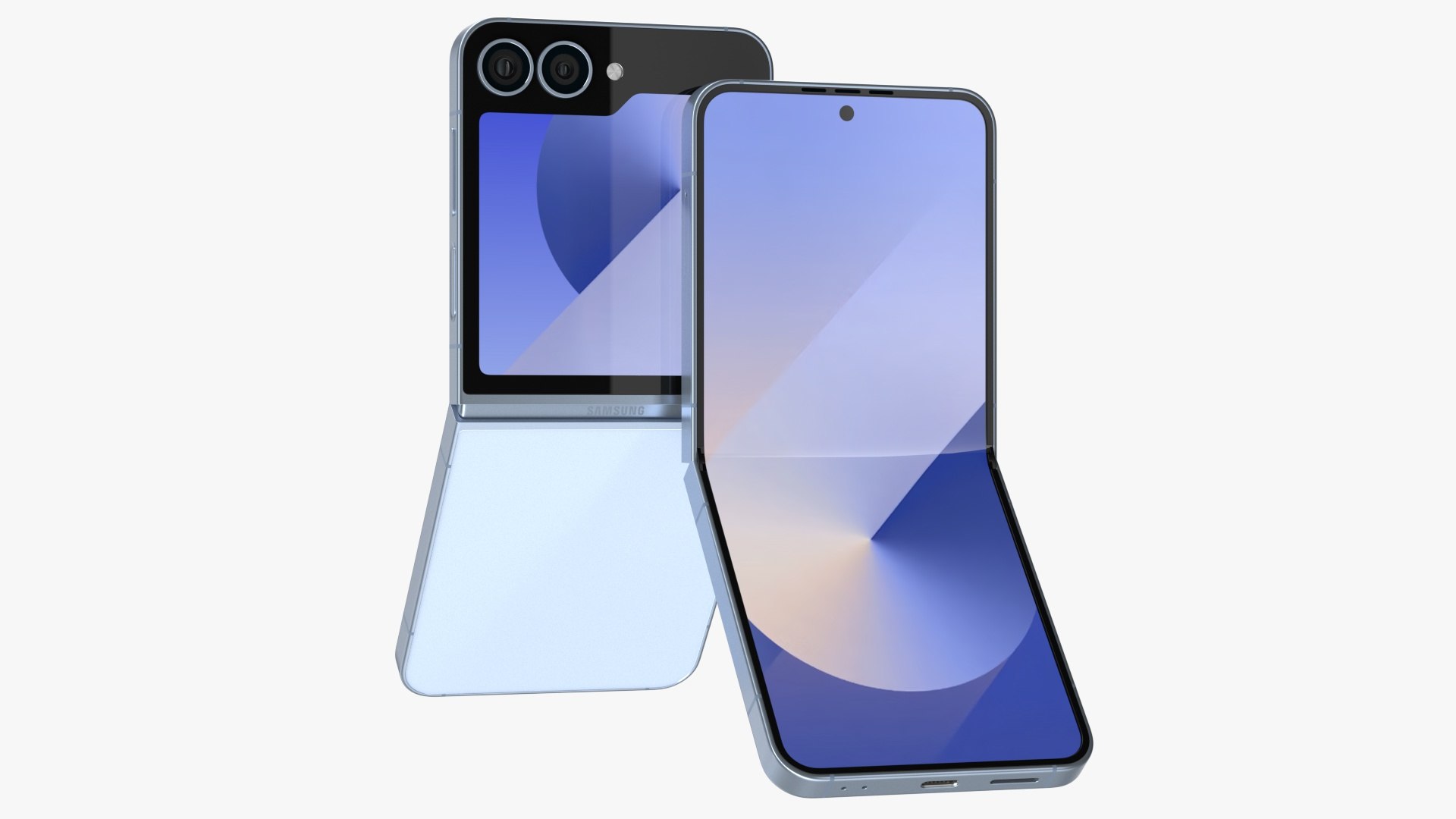 Samsung Galaxy Z Flip 6 Blue 3D Model - TurboSquid 2248977