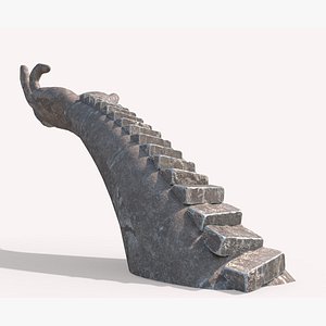 3D model Ancient Hand-Shaped Altar