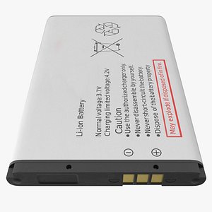Lithium Phone Battery model