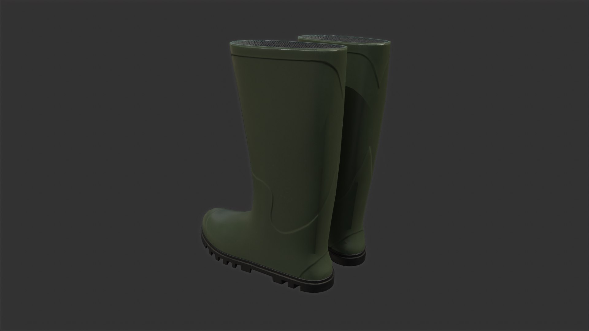 Gardening Boots Game Asset 3D Model - TurboSquid 1883007