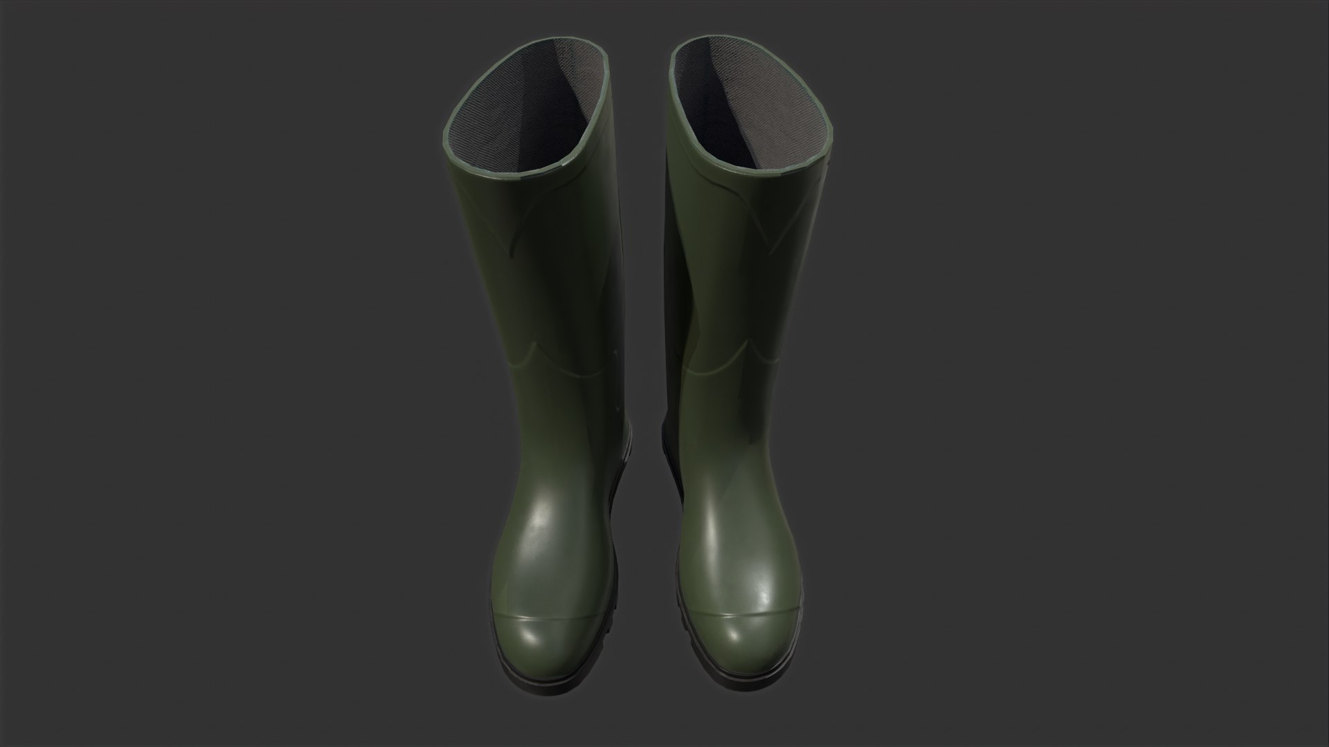 Gardening Boots Game Asset 3D Model - TurboSquid 1883007