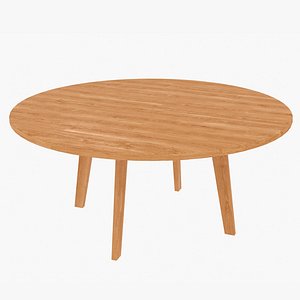 Round Wooden Coffee Table