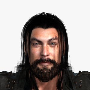 3D jason momoa aquaman