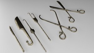 low-poly medieval 3d model