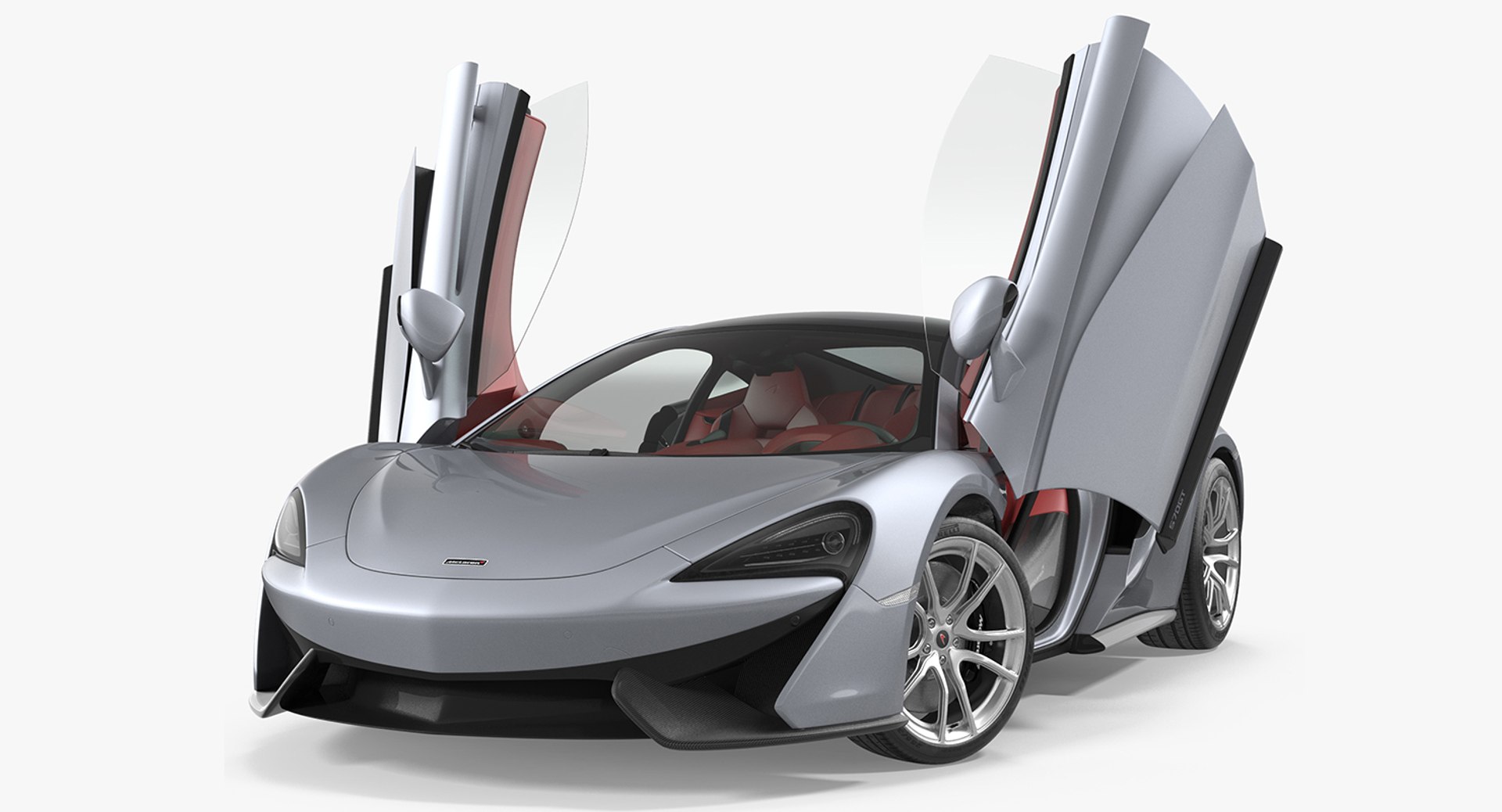 McLaren 570GT 2017 Rigged 3D model preview