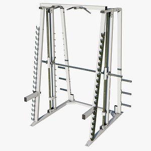 Gym Smith Machine (Low Poly)