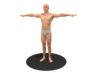 human man 3D model