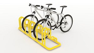 bicycle parking 3D Model