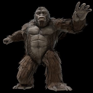 3D King Kong Monster Gorilla model
