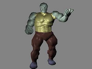 animation rigged 3d model