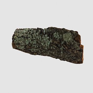 photoscanned wood log lod 3D model