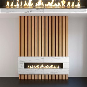 wall panel set 126 3D