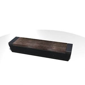 3D bench model