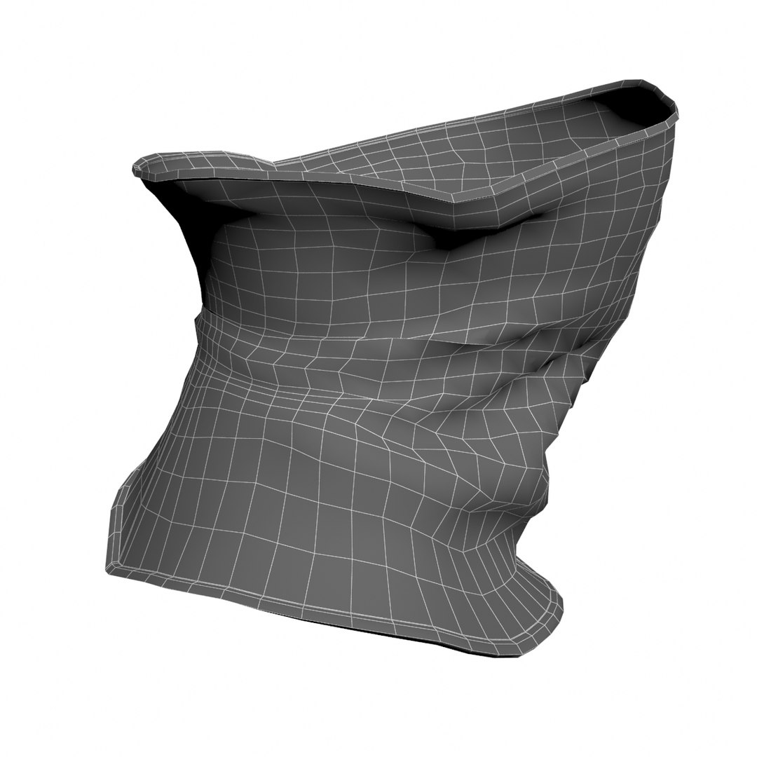 Balaclava neck model TurboSquid 1221351