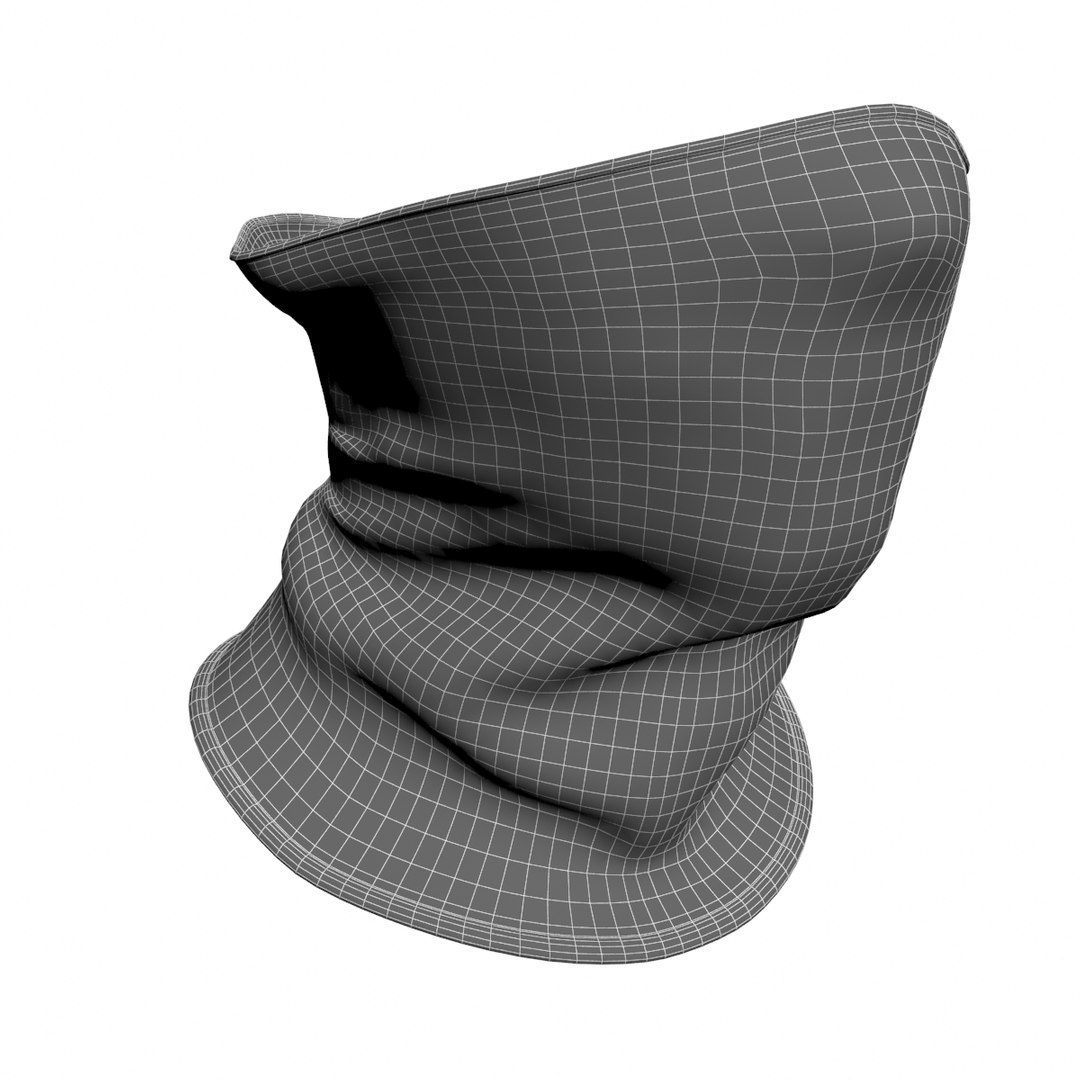 Balaclava neck model TurboSquid 1221351