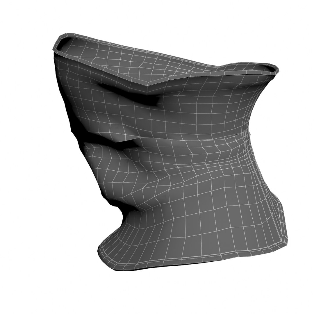 Balaclava neck model TurboSquid 1221351