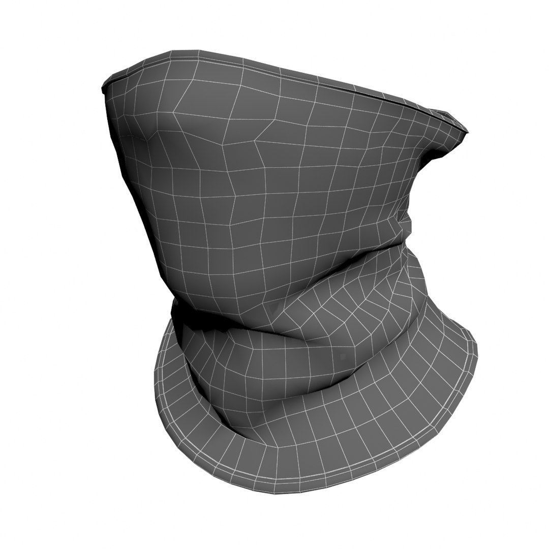 Balaclava neck model TurboSquid 1221351