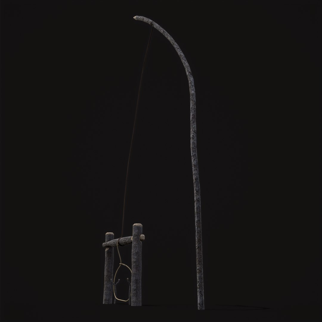 Primitive Rabbit Spring Snare 3D - TurboSquid 1930304