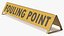 Railway Fouling Point Sign