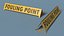 Railway Fouling Point Sign