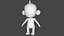 Cartoon monkey model