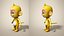 Cartoon monkey model