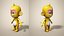 Cartoon monkey model