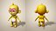Cartoon monkey model