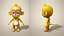 Cartoon monkey model