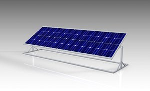 3D solar panel