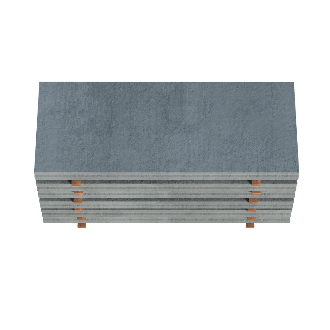 3D Stacked Concrete Slabs - TurboSquid 2292987