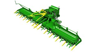 3D combine threshing header