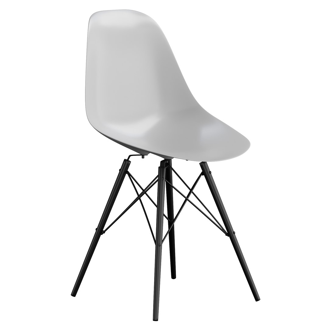 3D Eames Plastic Chair By Designcollectors TurboSquid 2115465